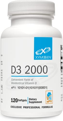 XYMOGEN D3 2000 (50 mcg)120 Gelatin Softgels