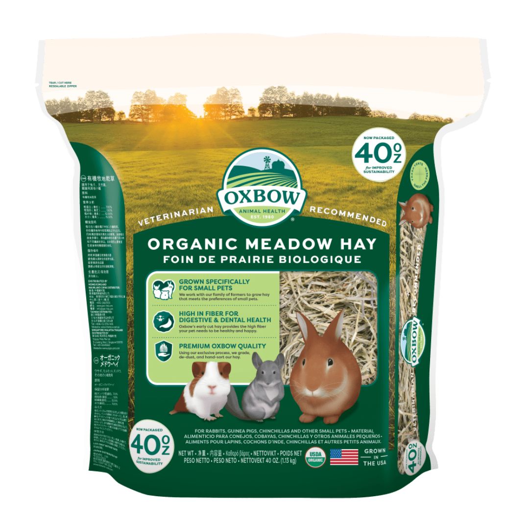 Oxbow Small Animal Organic Meadow Hay 40Oz