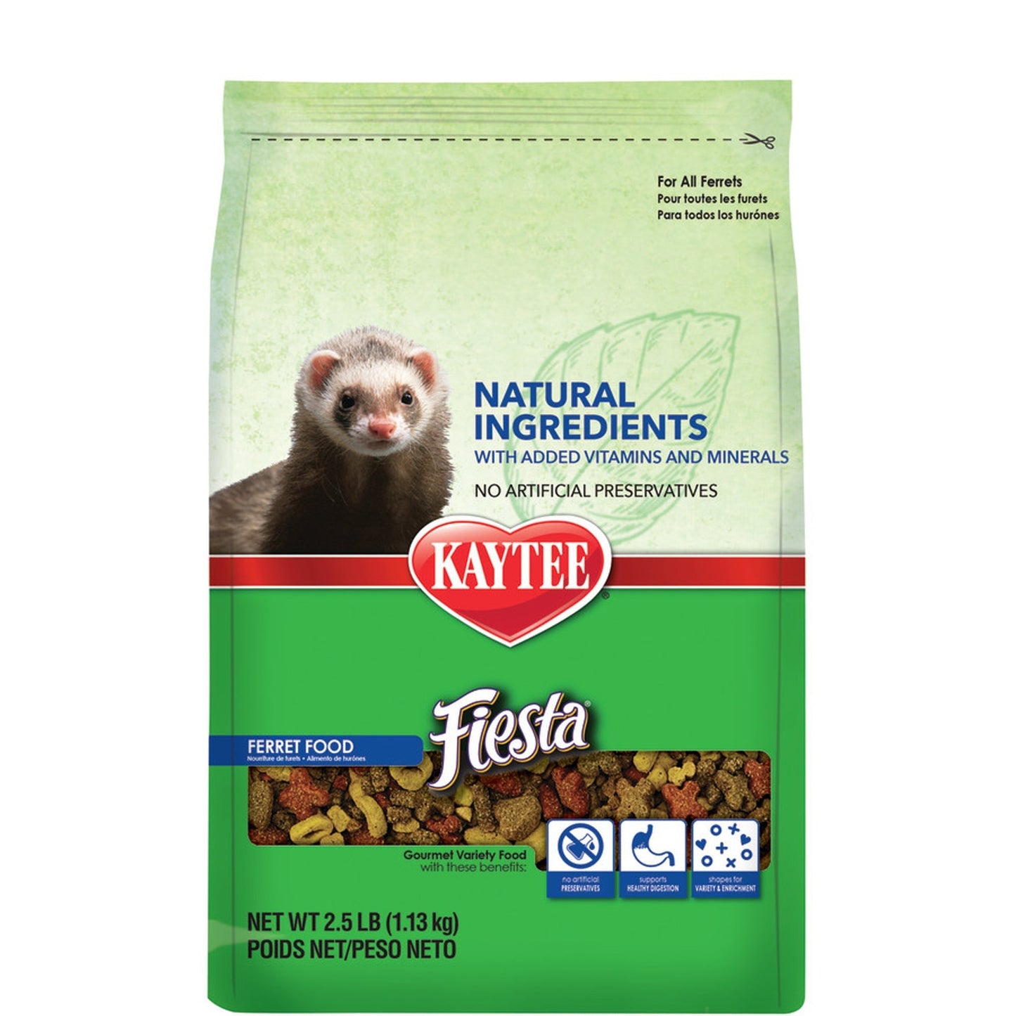 Kaytee Fiesta Natural Ferret 2,5 lb