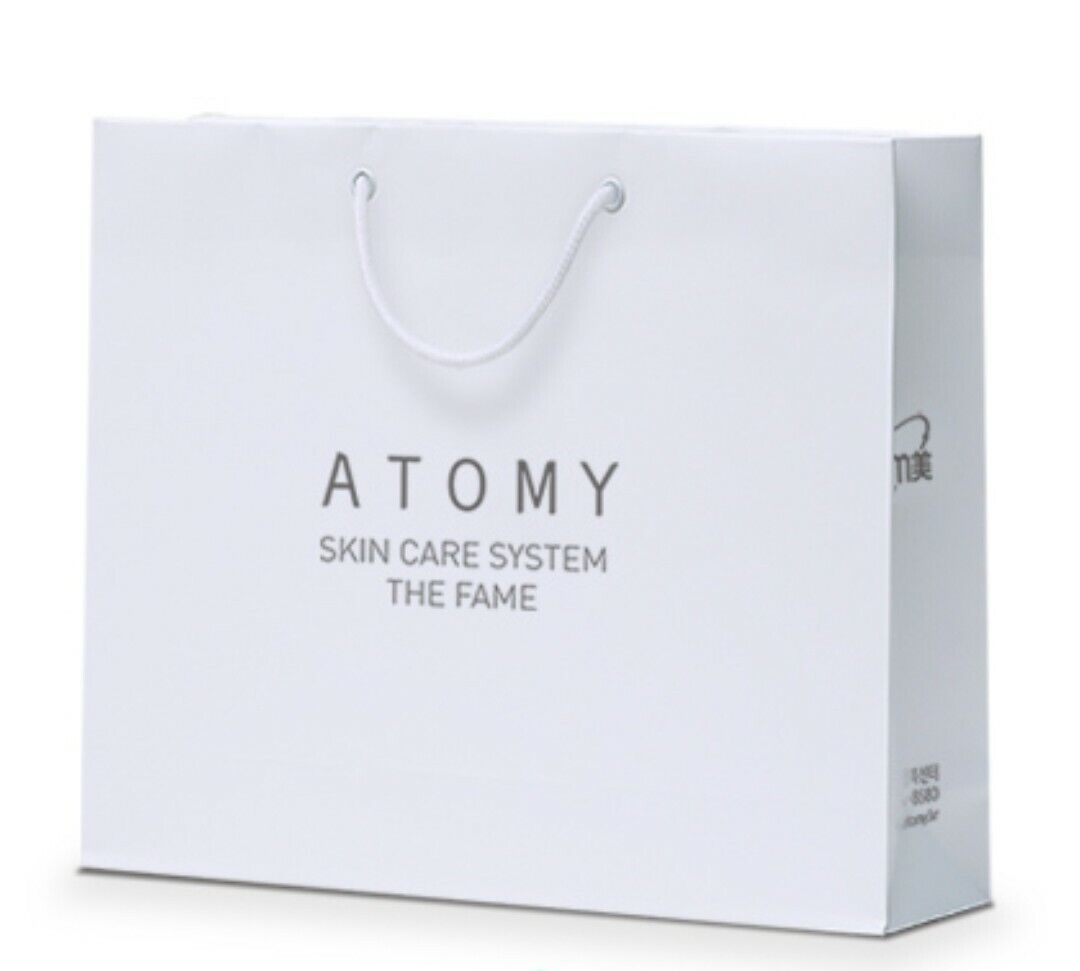 10 Bags Atomy The Fame Shopping Bag 275mm x 80mm x 240mm Vellum Paper NEW
