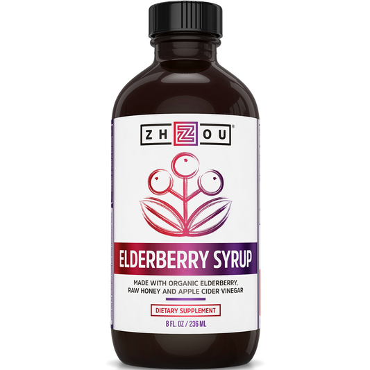 ZHOU Nutrition Elderberry Syrup 8 fl oz